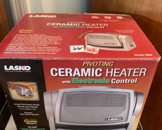 #102 Ceramic heaters electronic control by Lasko $24.00