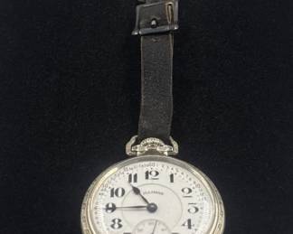 Antique 14kgp illinois pocket watch