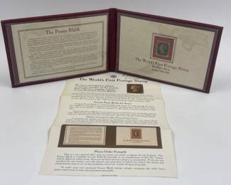 1840 penny black stamp