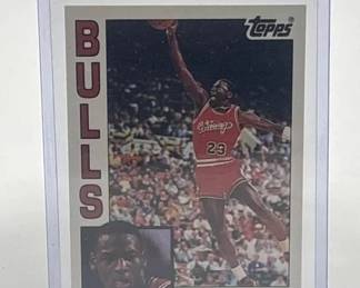 michael jordan rookie topps card