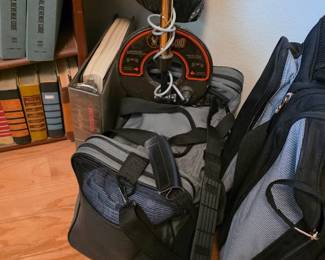 bowling balls in cases