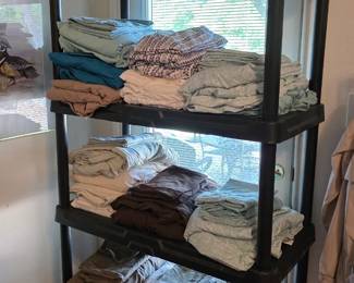 sheets and pillowcases