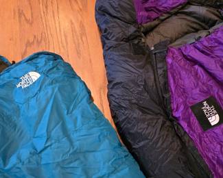 The North face sleeping bags