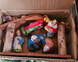 Nativity set in box