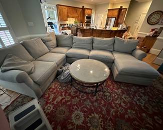 Arhaus sectional sofa