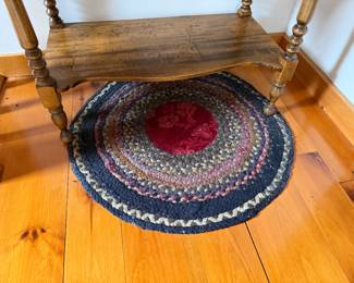 Antique Rag Rug measures 28.5”