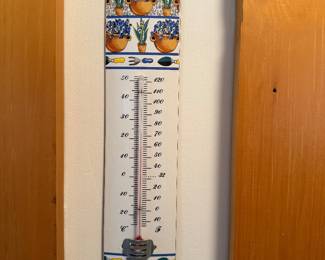 Garden theme thermometer, 12”