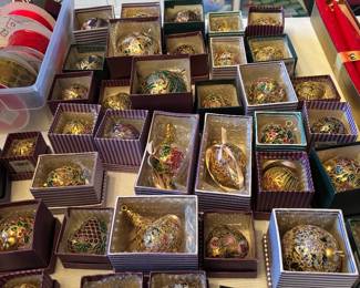 Cloisonne Christmas Ornaments