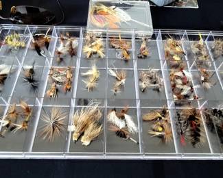 Wow! Check out this collection of fly-fishing lures (?)