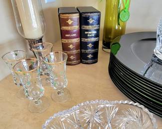 Adorable little shamrock glasses!