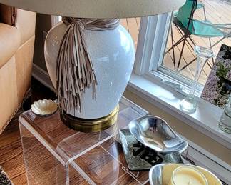 Oh, these acrylic nesting tables are the BOMB! Stylish AND functional!