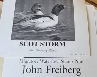 Collection of stamp prints