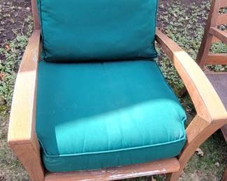 Cushions available for most of the outdoor furniture