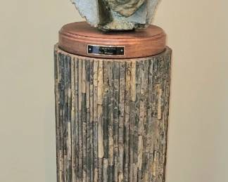 Sculpture by artist Dan Hickman (column/stand is separate)