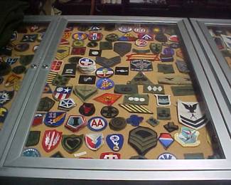 Thousands of Military Patches.