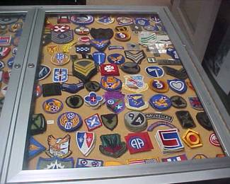 Thousands of Military Patches.