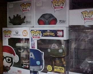 Funko Pops.