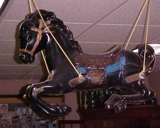 Vintage rocking horse.