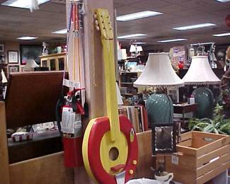 Toilet Seat Guitar for folks that play crappy music.
