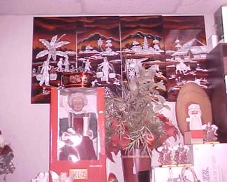 Asian Art, Christmas Items.