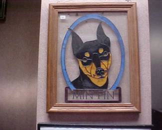 Min Pin stained glass artwork.