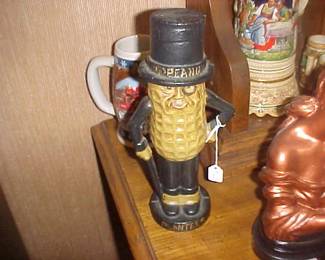 Mr. Peanut Cast Iron Piece.