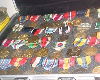Military Medals and Ribbons.
