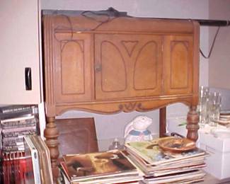 Furniture and records.