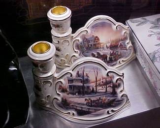 Candle Holders Thomas Kincaide.