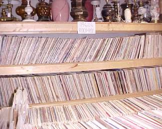 Records, Lamps.