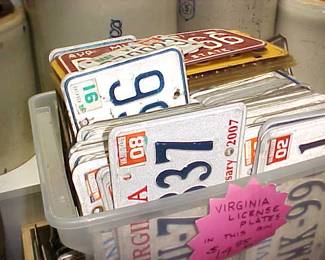 License Plates.