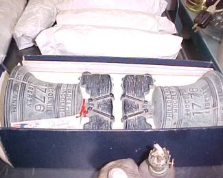 Metal Liberty Bells.