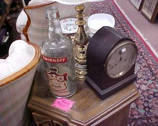 Lamps, Bottles, and Clocks.