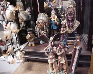 Native American collectibles.