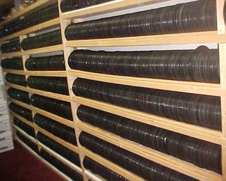 a Gazillion and 13,  45 rpm records.