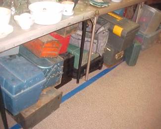 Toolboxes.