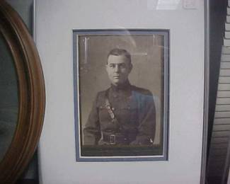 WWI Framed Military Photo.