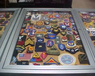 Thousands of Military Patches.