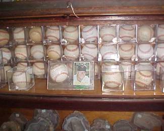 Signed Baseballs.