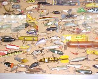 Antique and Vintage Fishing Lures.