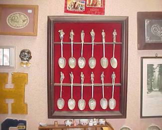Colonial Pewter Spoon Collection Set!