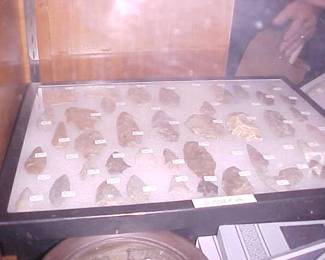 Arrowheads, Native American artifacts.