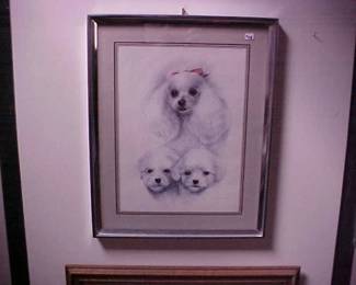 Many hundreds of pieces of artwork.  As most of our customers would say, "This is cute, precious, and adorable.