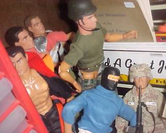 G.I. Joe collectibles.