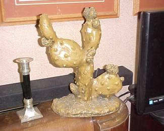 Heavy Cactus item. Candleholder.