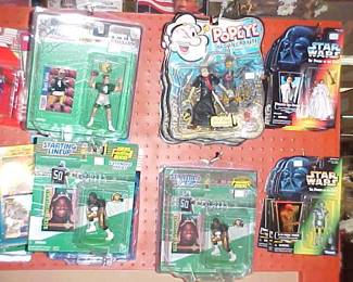 New Unopened Action Figures.