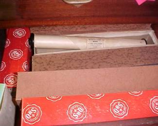 Piano rolls.