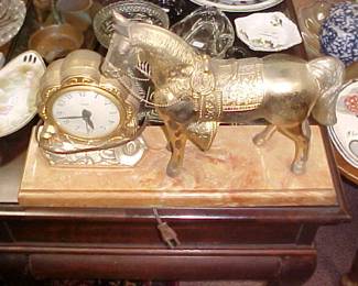 Vintage Horse Clock
