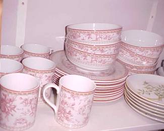 Hundreds of china patterns and hallmarks in this estate sale.