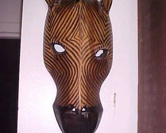 Giraffe African mask.
